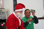 Santa Claus pays a visit